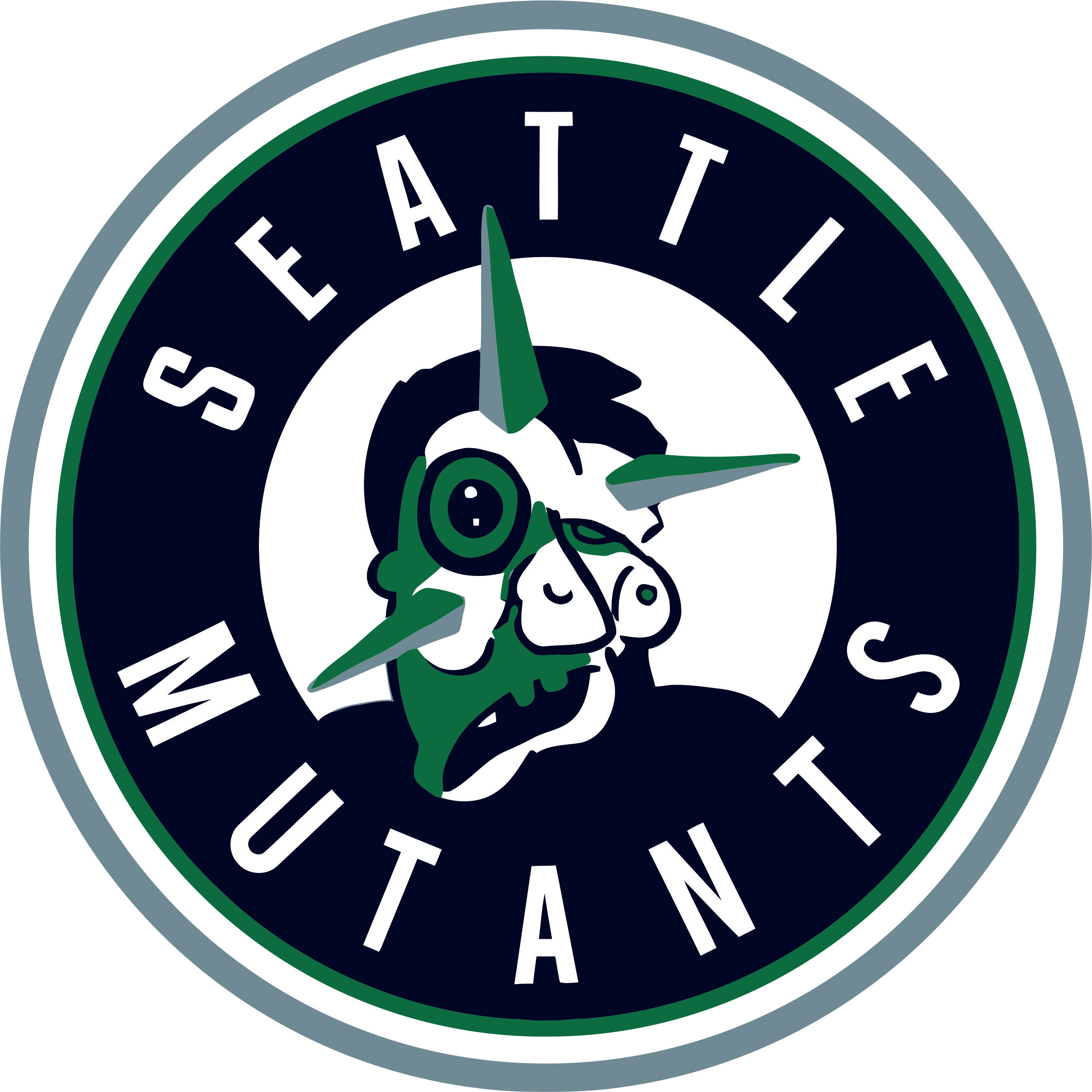 Seattle Mariners Mutants Logo fabric transfer